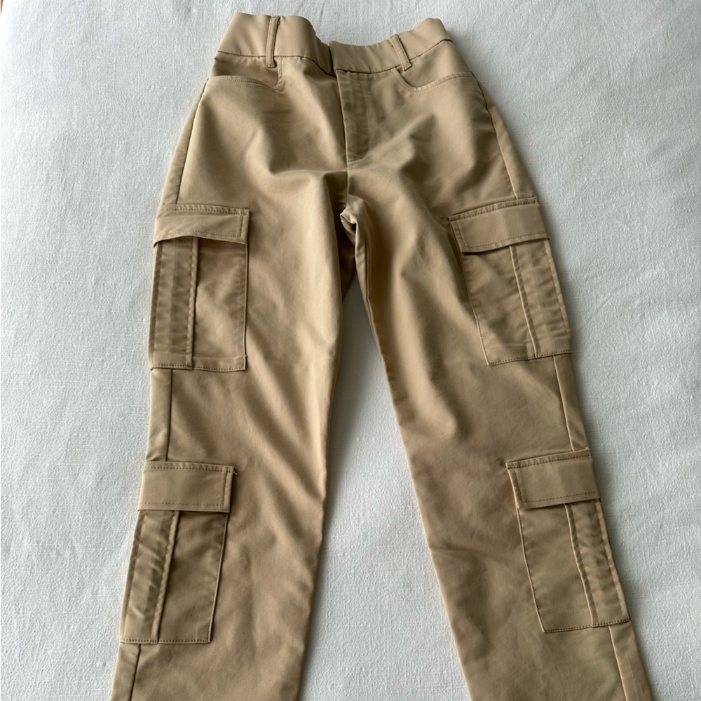 Zara tan pocket trousers